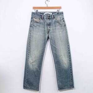 Vtg Diesel Kratt Jeans 32 x 30 Made In Italy Distressed Blue Y2K Streetwear